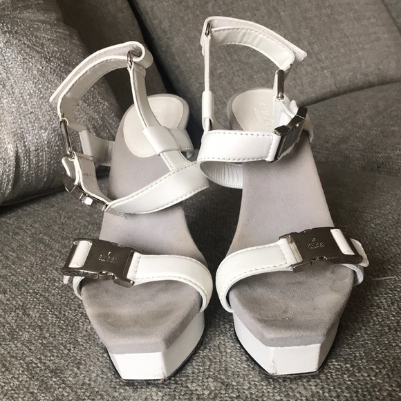 Gucci platform heels, Lifford Great White, size 8, comes with box - Picture 3 of 8
